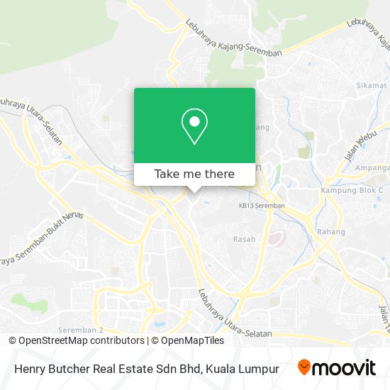 Henry Butcher Real Estate Sdn Bhd map