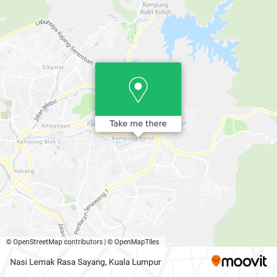 Nasi Lemak Rasa Sayang map