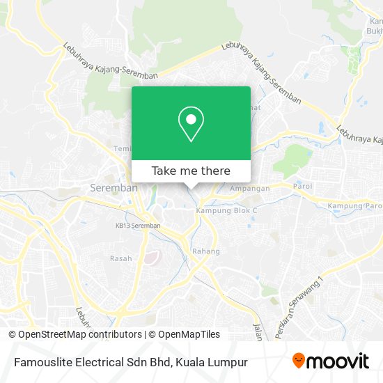Peta Famouslite Electrical Sdn Bhd