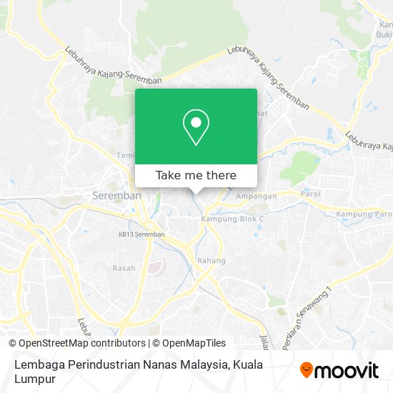 Peta Lembaga Perindustrian Nanas Malaysia