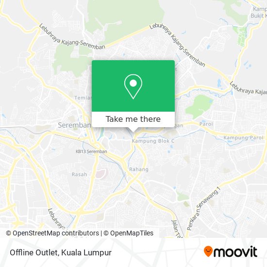 Offline Outlet map