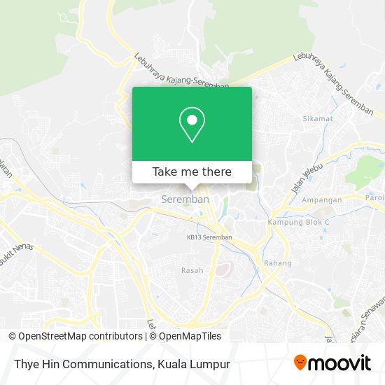 Thye Hin Communications map