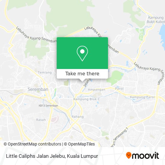 Little Caliphs Jalan Jelebu map