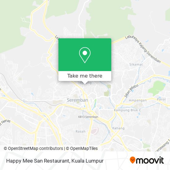 Happy Mee San Restaurant map