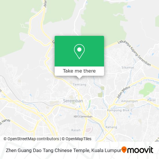 Zhen Guang Dao Tang Chinese Temple map