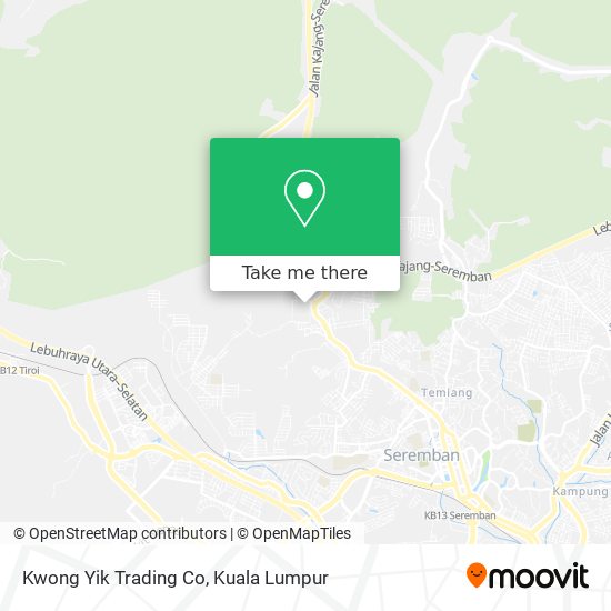 Kwong Yik Trading Co map