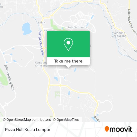 Pizza Hut map