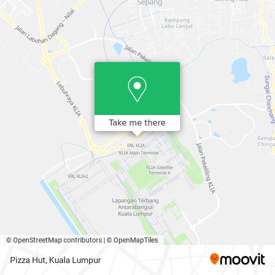 Pizza Hut map