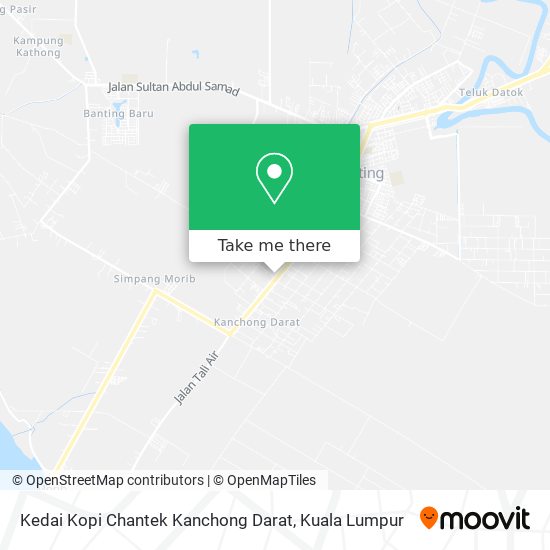 Peta Kedai Kopi Chantek Kanchong Darat