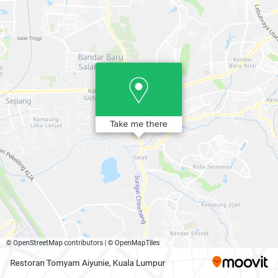 Restoran Tomyam Aiyunie map