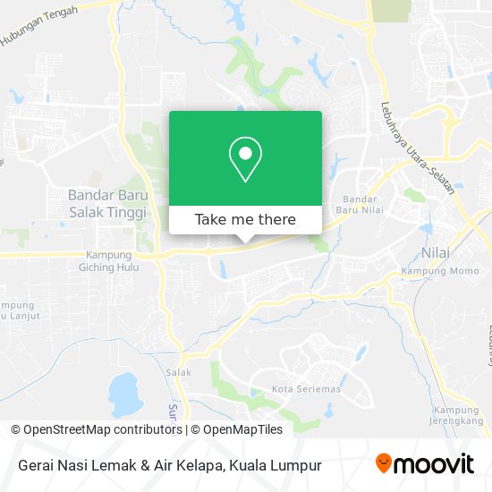 Gerai Nasi Lemak & Air Kelapa map
