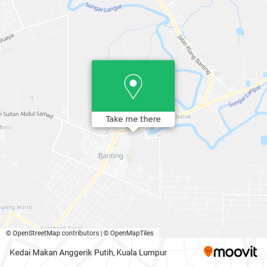 Peta Kedai Makan Anggerik Putih