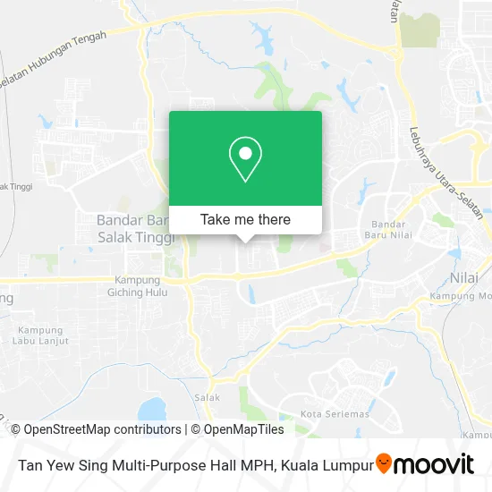 Tan Yew Sing Multi-Purpose Hall MPH map