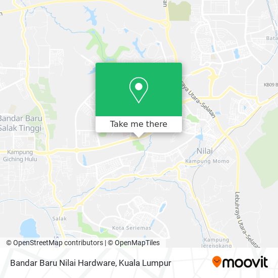 Peta Bandar Baru Nilai Hardware