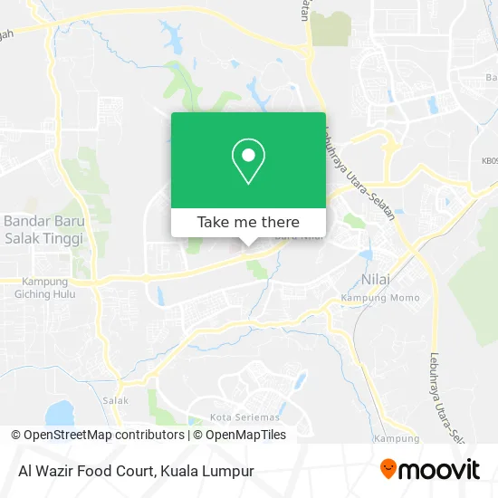 Al Wazir Food Court map