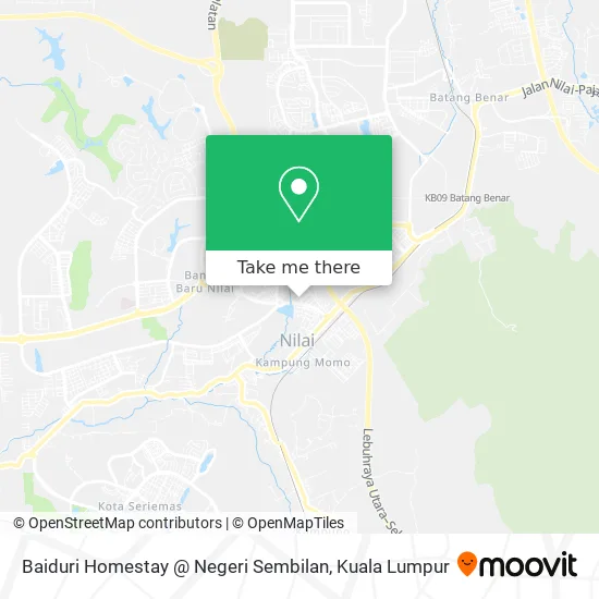 Baiduri Homestay @ Negeri Sembilan map