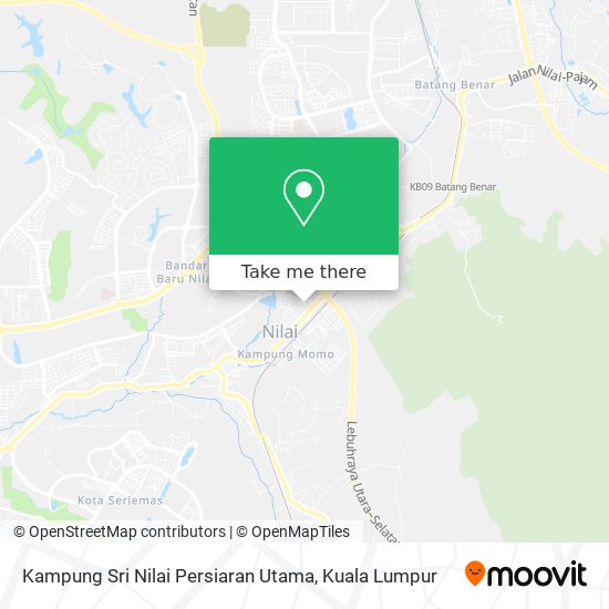 Kampung Sri Nilai Persiaran Utama map