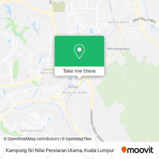 Peta Kampung Sri Nilai Persiaran Utama