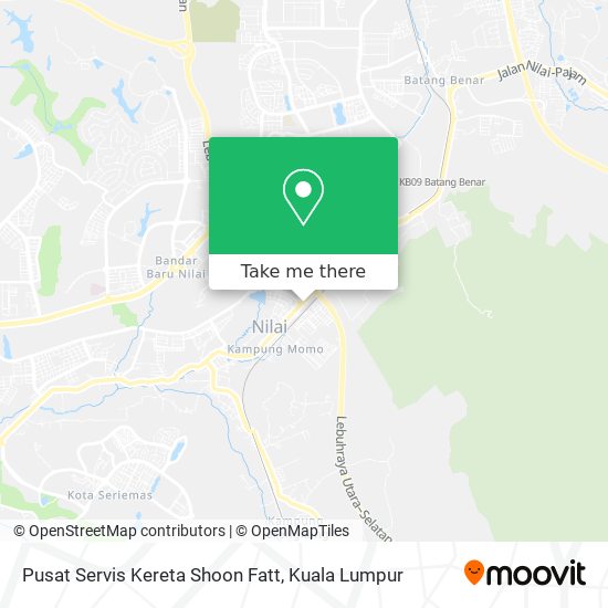 Pusat Servis Kereta Shoon Fatt map