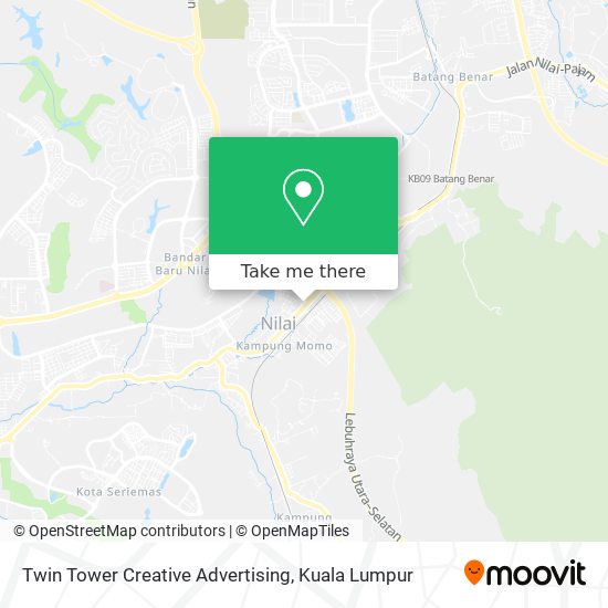 Twin Tower Creative Advertising map