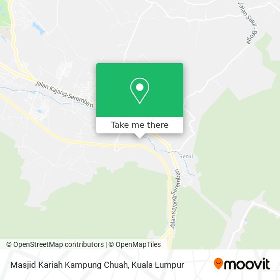 Masjid Kariah Kampung Chuah map