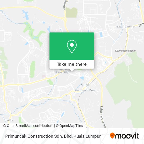 Primuncak Construction Sdn. Bhd map