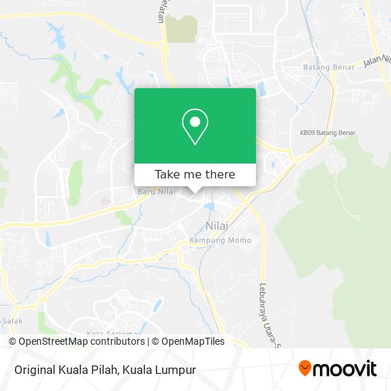 Original Kuala Pilah map