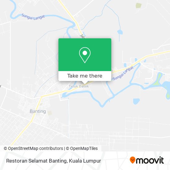 Peta Restoran Selamat Banting