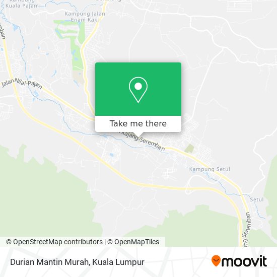 Durian Mantin Murah map