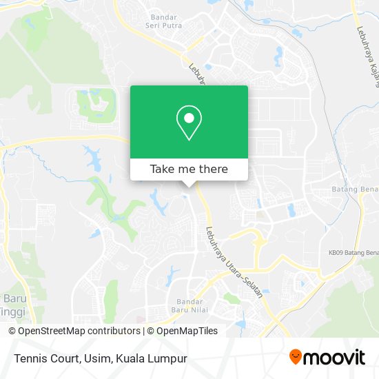 Tennis Court, Usim map