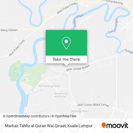 Peta Markaz Tahfiz al Quran Wai Qiraat
