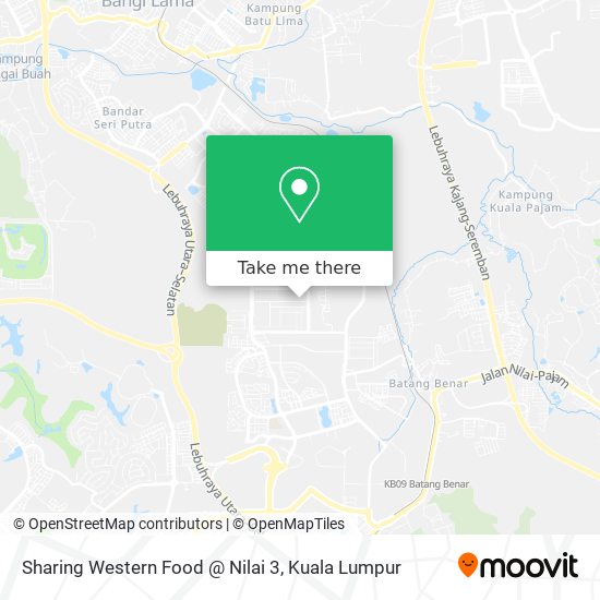 Peta Sharing Western Food @ Nilai 3