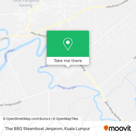 Thai BBQ Steamboat Jenjarom map