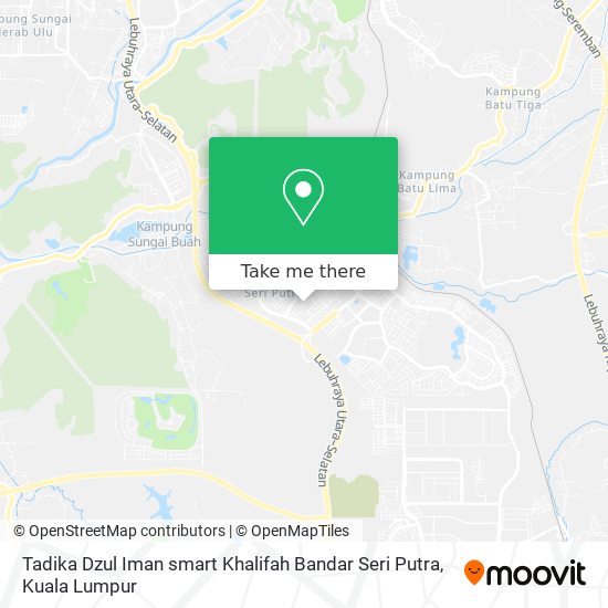 Peta Tadika Dzul Iman smart Khalifah Bandar Seri Putra