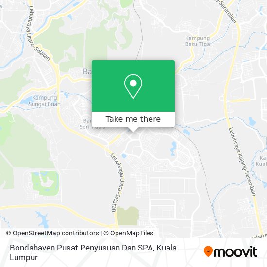 Peta Bondahaven Pusat Penyusuan Dan SPA