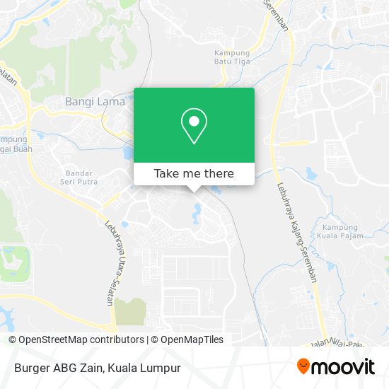 Burger ABG Zain map