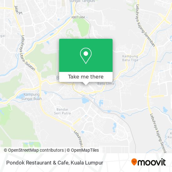 Pondok Restaurant & Cafe map