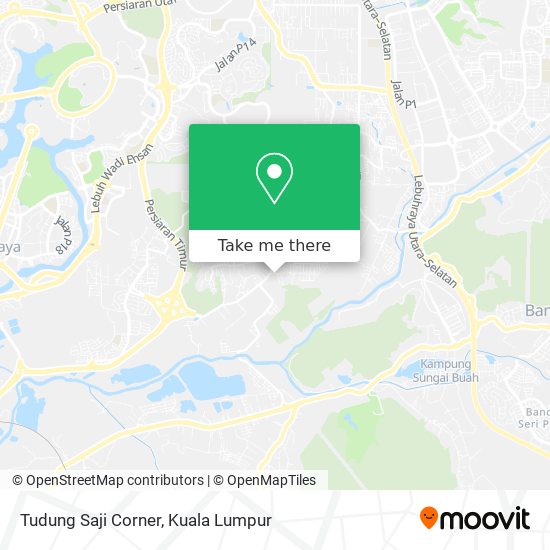 Tudung Saji Corner map