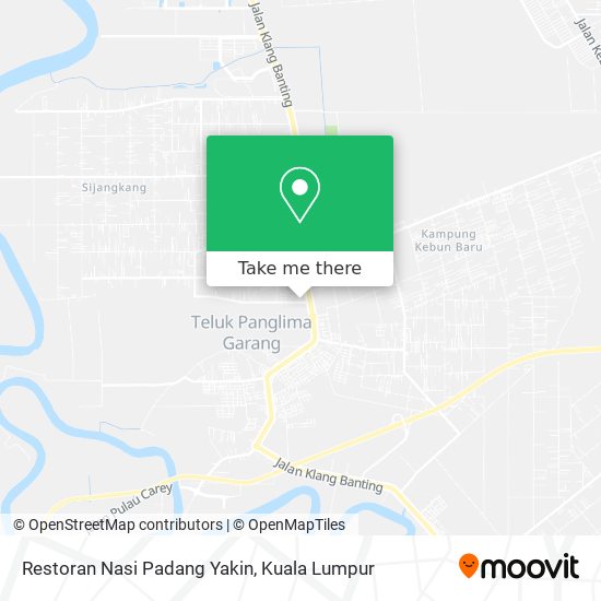 Restoran Nasi Padang Yakin map