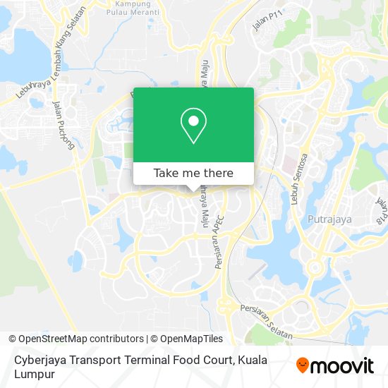 Cyberjaya Transport Terminal Food Court map