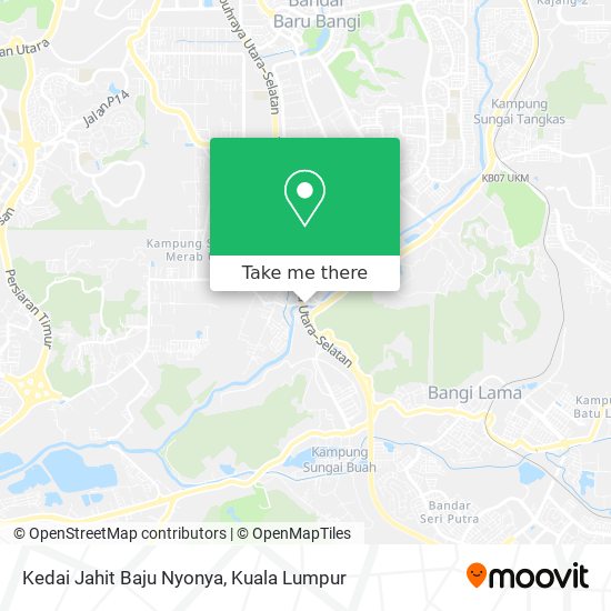 Kedai Jahit Baju Nyonya map