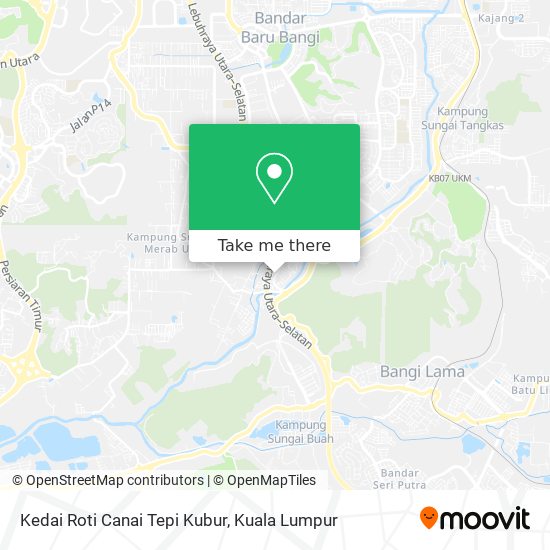 Kedai Roti Canai Tepi Kubur map