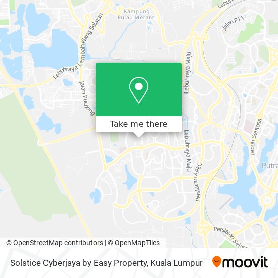 Solstice Cyberjaya by Easy Property map