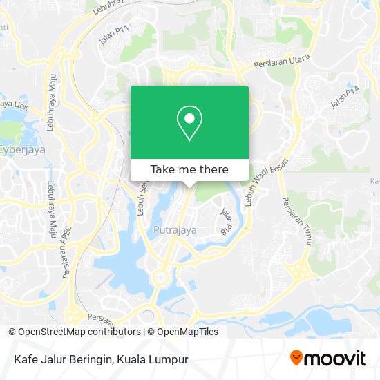 Kafe Jalur Beringin map