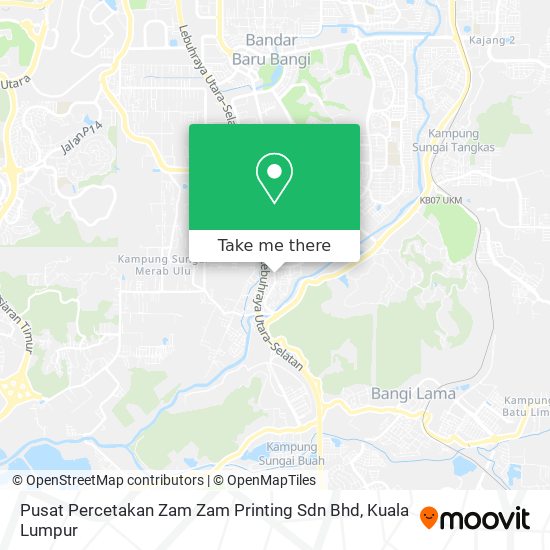 Peta Pusat Percetakan Zam Zam Printing Sdn Bhd