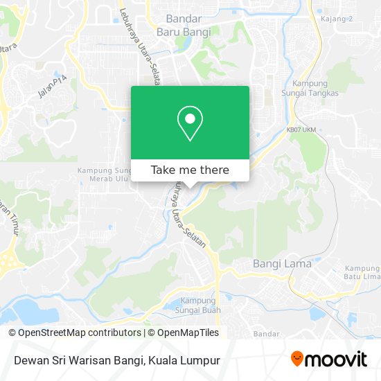 Peta Dewan Sri Warisan Bangi