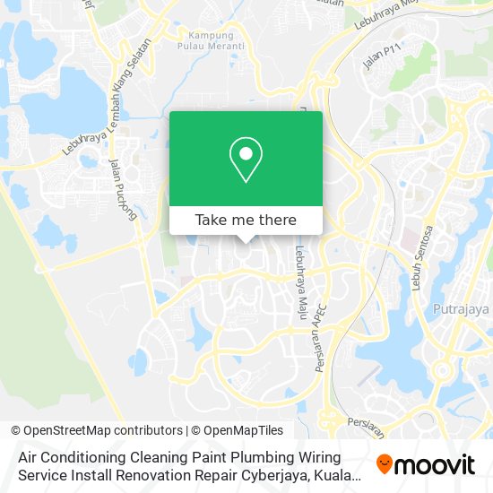 Air Conditioning Cleaning Paint Plumbing Wiring Service Install Renovation Repair Cyberjaya map