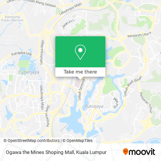 Ogawa the Mines Shoping Mall map