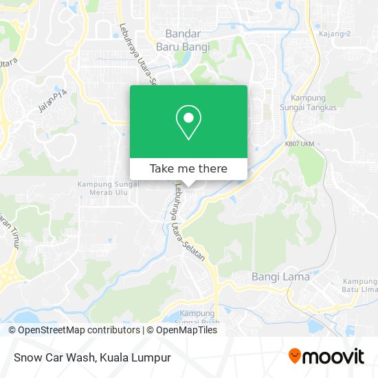 Snow Car Wash map