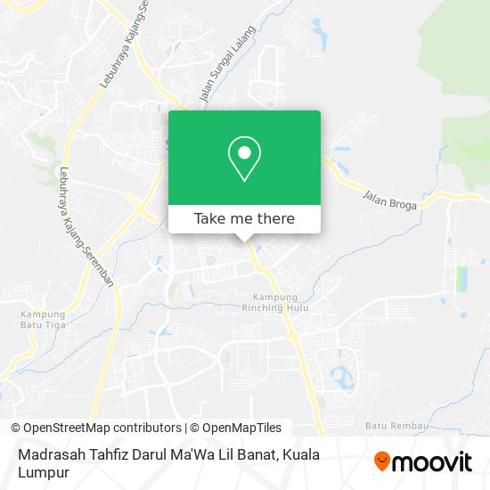 Madrasah Tahfiz Darul Ma'Wa Lil Banat map